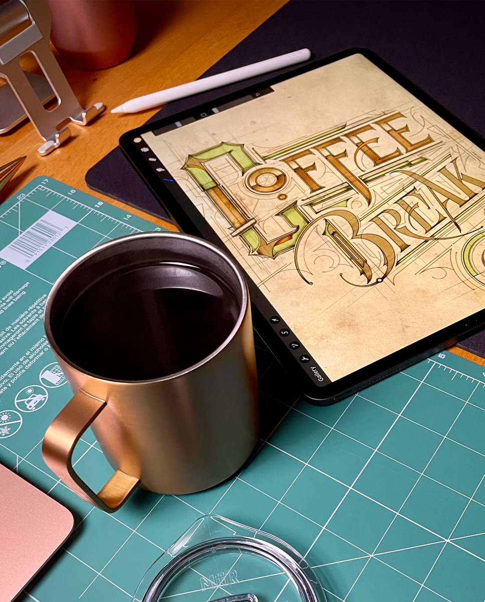 tomek_biernat's tweet image. Coffee Break | Hand lettering
Digital Art - @Procreate 
3D - Sketchup / V-Ray
Wallpaper / Wall Art
noai.
☕️🫡

#coffee #wallpaper #digitalart #procreate #coffeeshop #cafe #coffeedesign #interiordesign #InteriorDecoration #art #noai #design #GraphicDesigner #lettering #decor