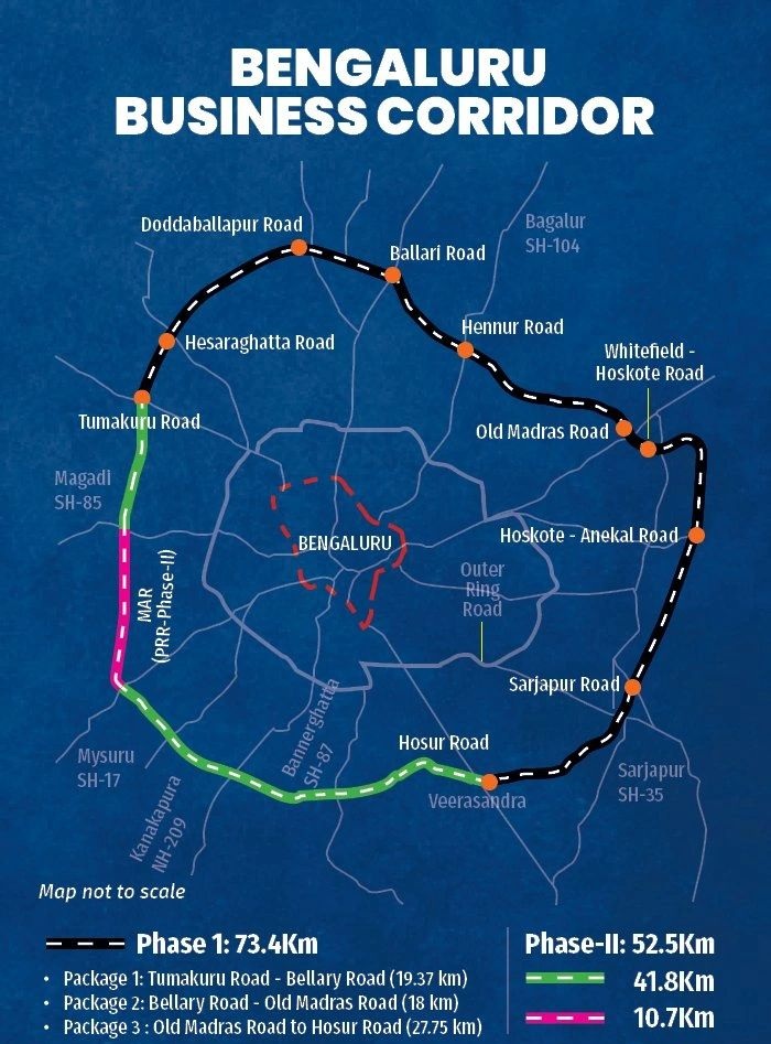 DSRInfra's tweet image. Bengaluru Business Corridor (~73 km)

Connects key highways
Boosts real estate growth
Decongests city traffic
A major step towards future-ready Bengaluru.
#Bengaluru #Infrastructure #BBC #RealEstate #DSRGroup #UrbanGrowth