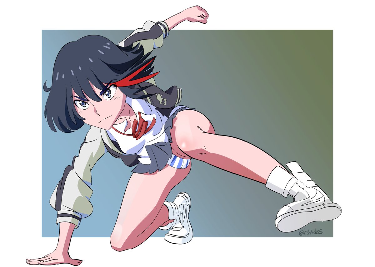 Ch4D85's tweet photo. #ryokumatoi #killlakill #纏流子 #キルラキル https://t.co/6dA48FTGrG