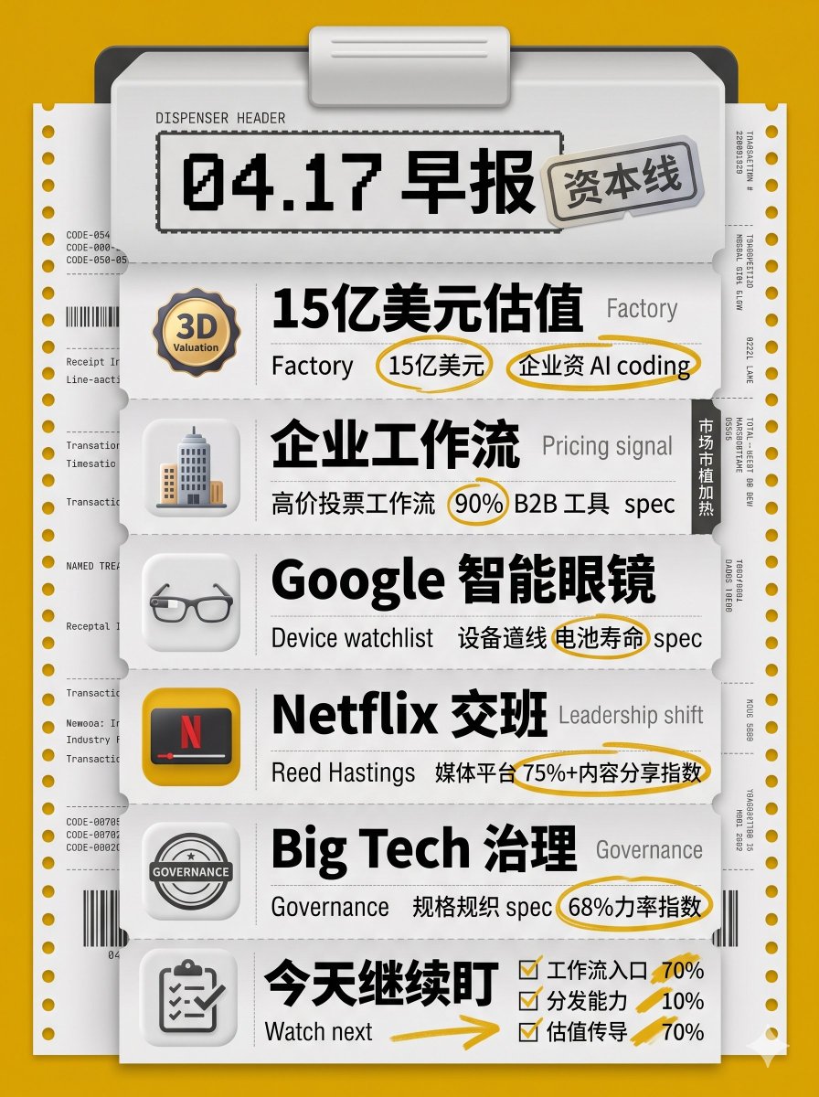 Raki66626's tweet photo. 同晚 Codex 往桌面控制继续推进，Anthropic 设计工具线升温，Factory 拿到 15 亿美元估值。今天的看点很集中：模型公司开始抢真实工作面。 https://t.co/Pxu6i4gY1F
