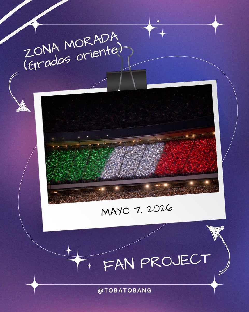 borahaezone's tweet photo. ¿Eres zona morada e irás el día 7 de mayo a ver a los BTS? 🙂‍↕️ Entonces este fan proyect es para ti 👇🏻 

Únete a nosotros, vive este día magnífico lleno de amor y démosle la bienvenida a @BTS_twt cómo se merecen 💜 https://t.co/CpMv3BYGe7