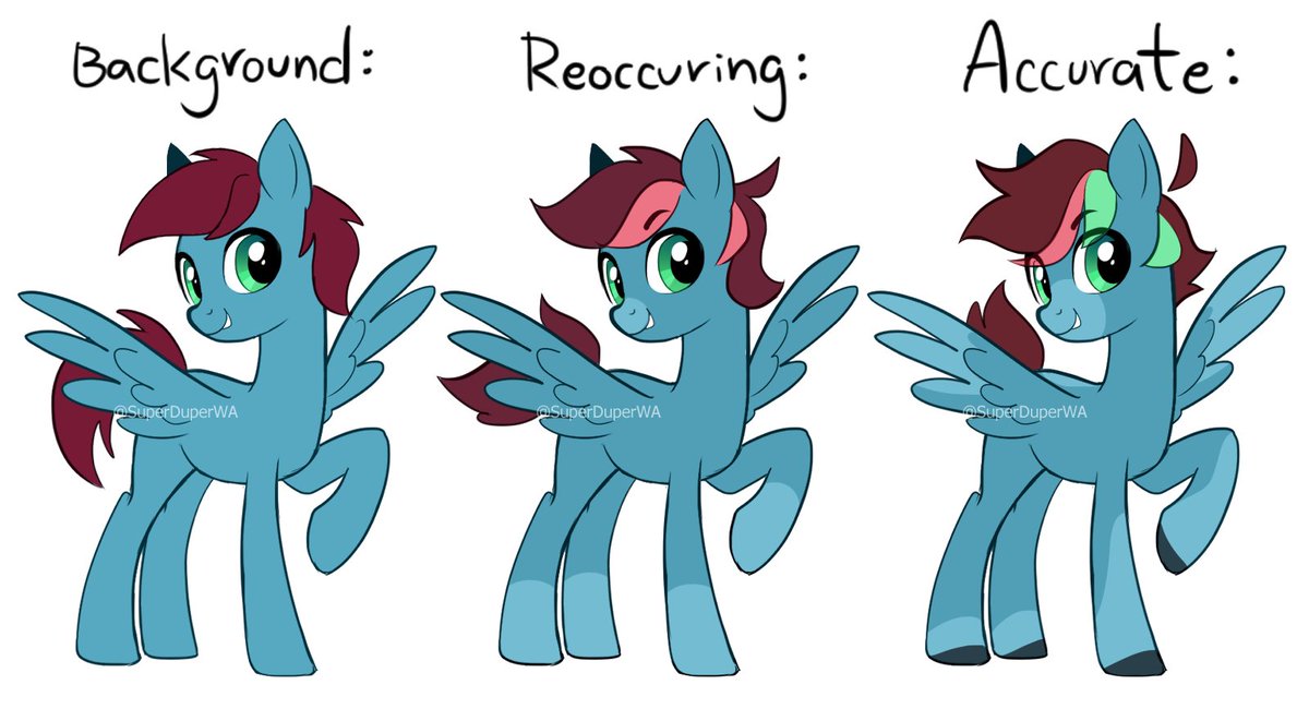 SuperDuperWA's tweet photo. Omg this was so fun! I love drawing in the mlp style https://t.co/txffdlN3wW