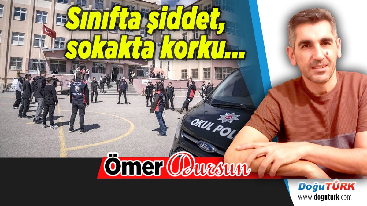 Sınıfta şiddet, sokakta korku... 
doguturk.com/sinifta-siddet… 
#erzurum #cuma #OkuldaKatliamaHayır #okuldaşiddetehayır #okulsaldırısı #OkullardaKatlimaHayır #OkullardaŞiddet #OkullardaŞiddeteHayır #OkullarGüvenliOlmalı #EgitimdeŞiddeteHayır #EgitimdeSiddeteHayır #EgitimdeŞiddet