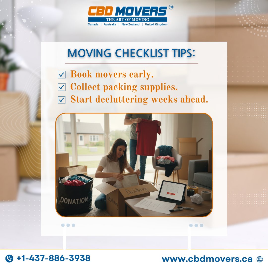 cbdmoversca's tweet photo. A stress-free move starts with the right plan 📦

Early booking, proper supplies, and decluttering make all the difference.

🚚 Trust CBD Movers Canada to handle the rest.

🌐 https://t.co/zUXlSY8qoj
📞 +1-437-886-3938

#CBDMoversCanada #MovingTips #MovingChecklist #MovingDay https://t.co/q6aIEeOakc