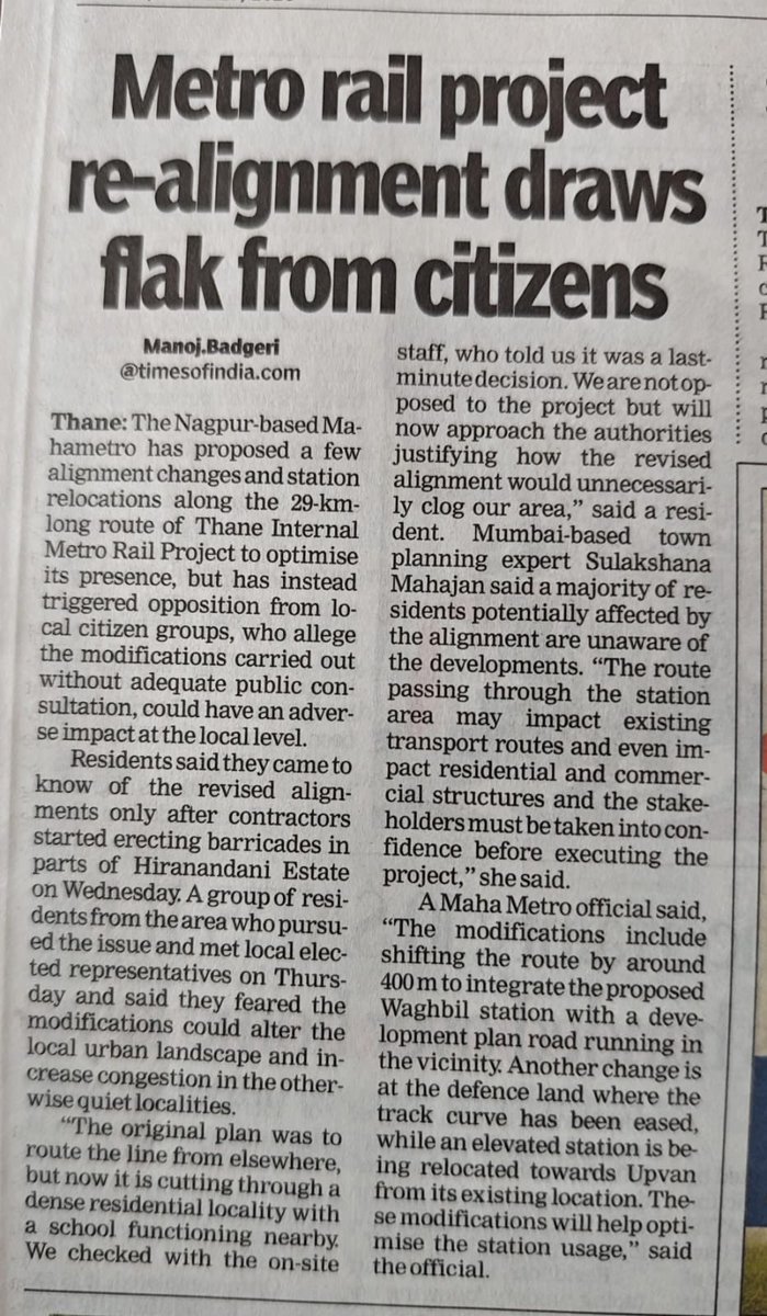 dkagliwal's tweet photo. #Changed_metro_route
#NewMetroAlignment
#ChangeNewMetroAlignment
#HiranadaniEstateResidents
@CMOMaharashtra
@mieknathshinde
@SanjayKelkar_
@PratapSarnaik
@nareshmhaske
Ring metro is needed but why pass it from congested Rodas-TCS road. Request government to revert to original plan of behind TCS.