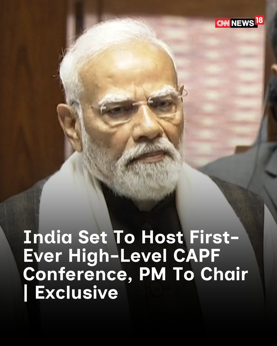 CNNnews18's tweet image. India Set To Host First-Ever High-Level CAPF Conference, PM To Chair | Exclusive

 @AnkurSharma__ | #CAPF #Conference #India #PM 

news18.com/india/india-se…