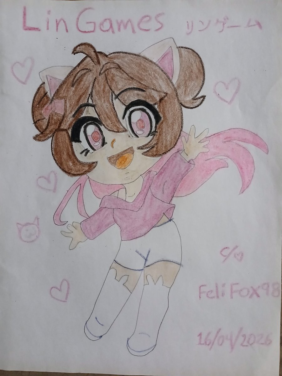 feli_fox98's tweet photo. @Lingames_ Hice otro dibujo hecha a mano 🥰 https://t.co/14H4HHkCyw