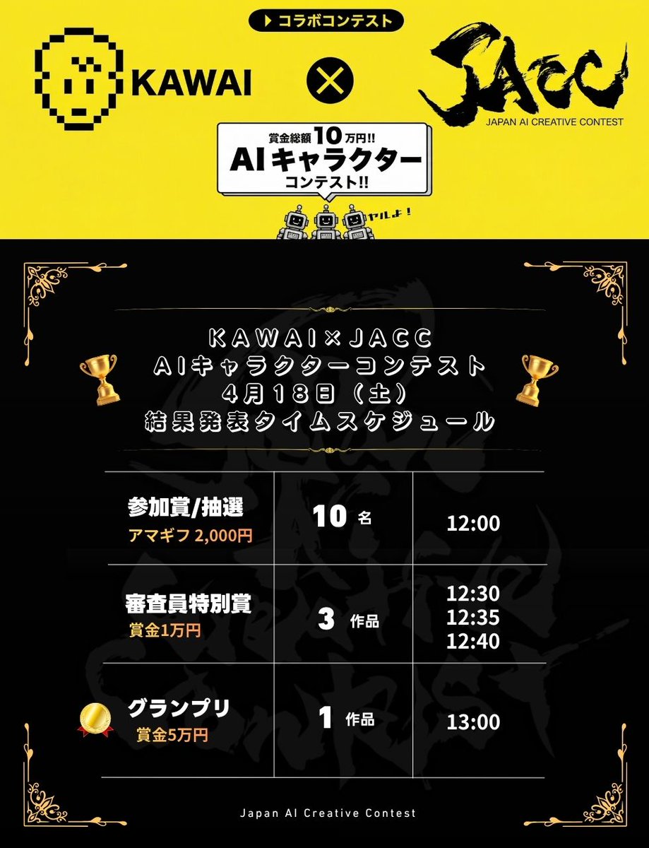 日本AIコンテスト【JACC】 tweet media