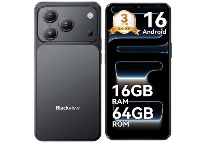 tabkul's tweet image. （発売記念SALE）最新SIMフリー6.56型「Blackview Wave7C」が特価に、スペック -- タブクル tabkul.com/?p=301520

#新製品 
#Blackview 
#セール情報