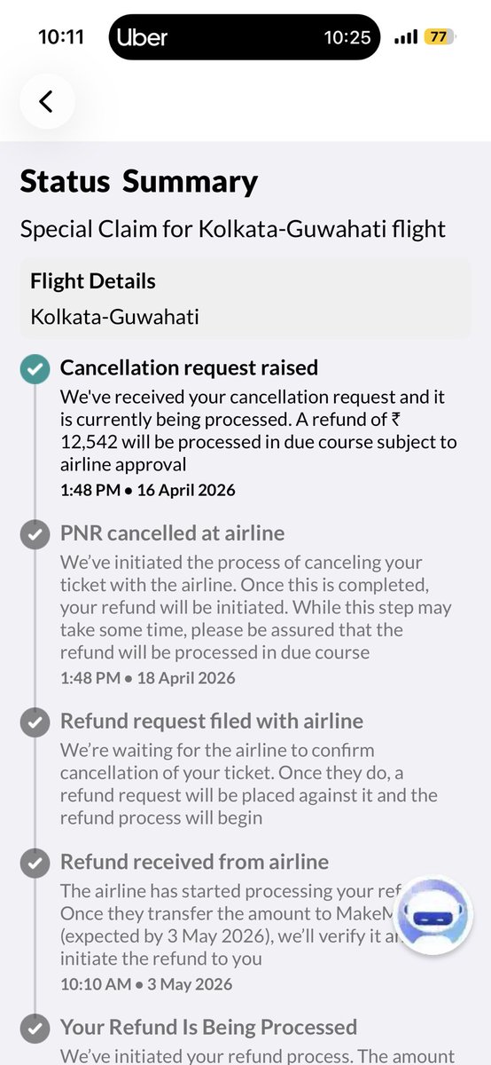 jonak8's tweet photo. Dear @flyspicejet 

Refund my money! 
Case no. 10569305

@airsewa_MoCA @DGCAIndia @AAI_Official https://t.co/zOQociEHTC