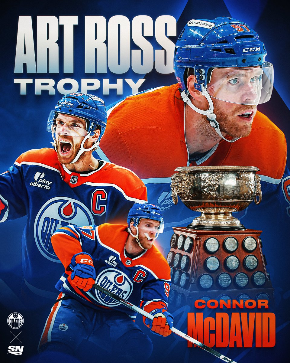 HE'S DONE IT AGAIN 🏆

Following his 138-point season, Connor McDavid has won the 2025-26 Art Ross Trophy 👏