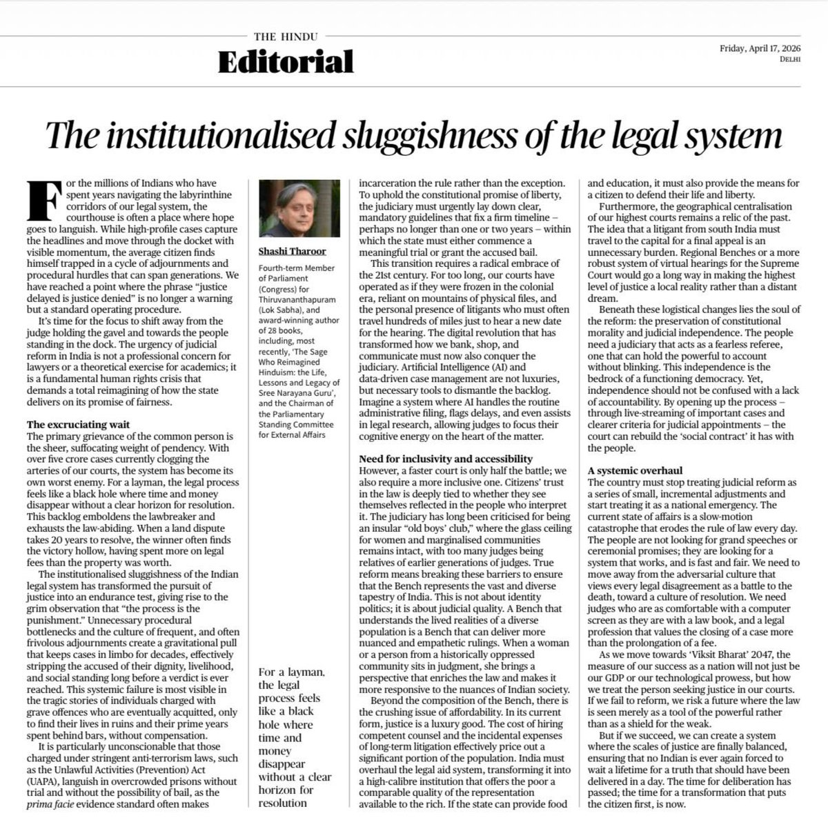 Shashi Tharoor tweet media