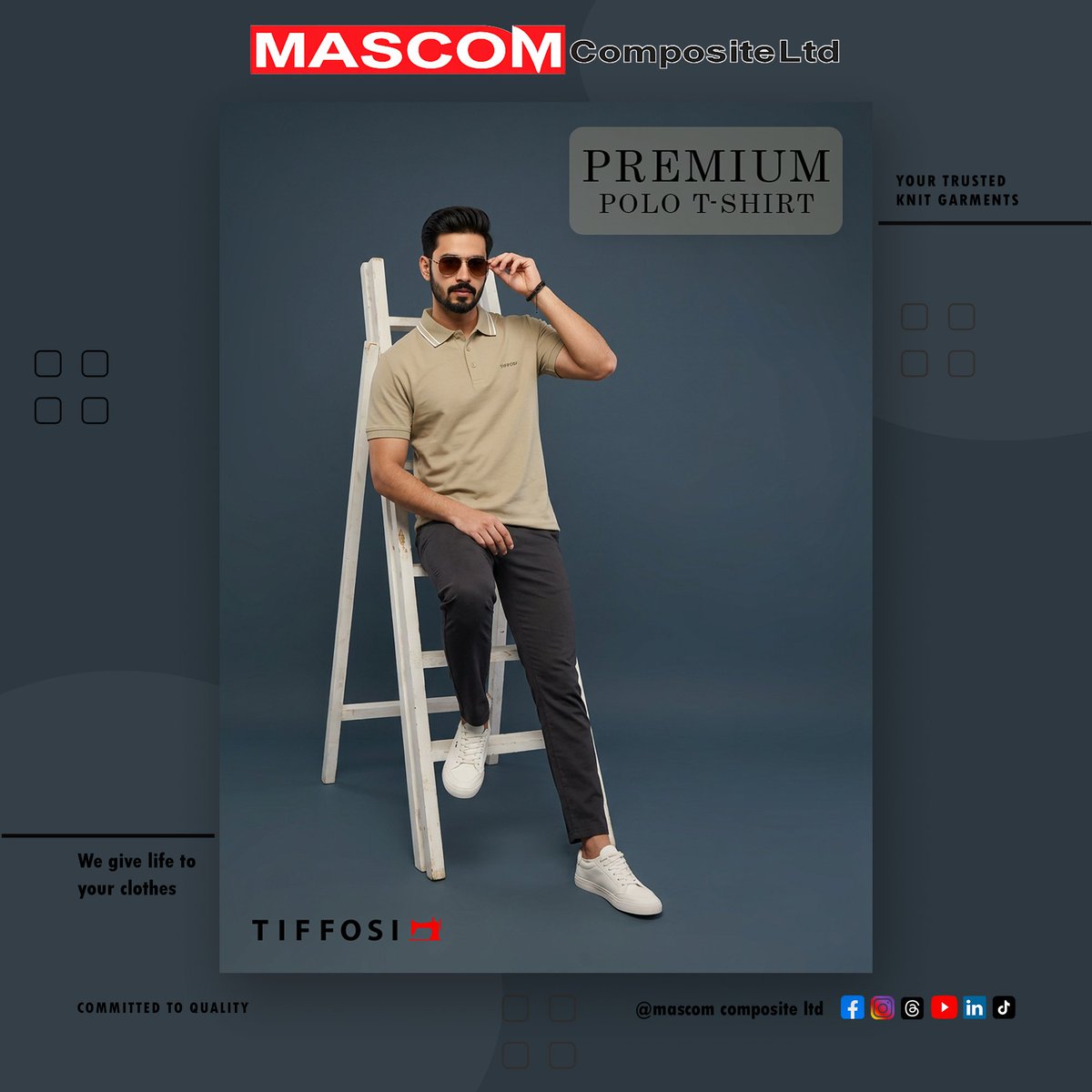 MascomComposite's tweet image. Another batch of Tiffosi polo tees in progress 👕
Precision, passion, perfection — all in one line.

#Tiffosi #PoloProduction #TextileExcellence #Mascom #BangladeshApparel #ExportQuality #FashionManufacturing