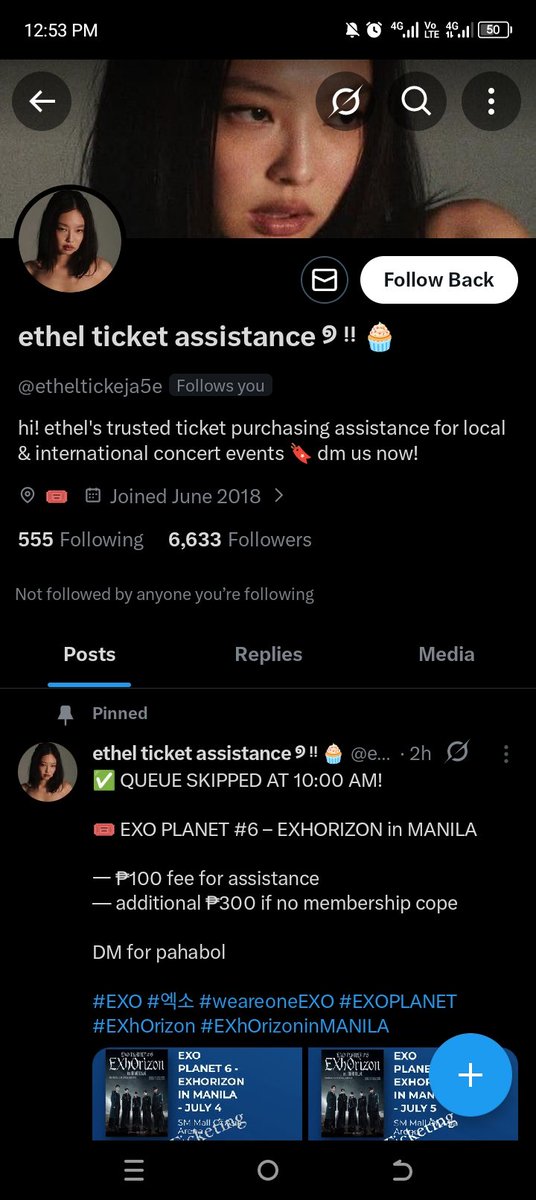 ⋆˚࿔ ish is going to see exo 🥹 tweet media