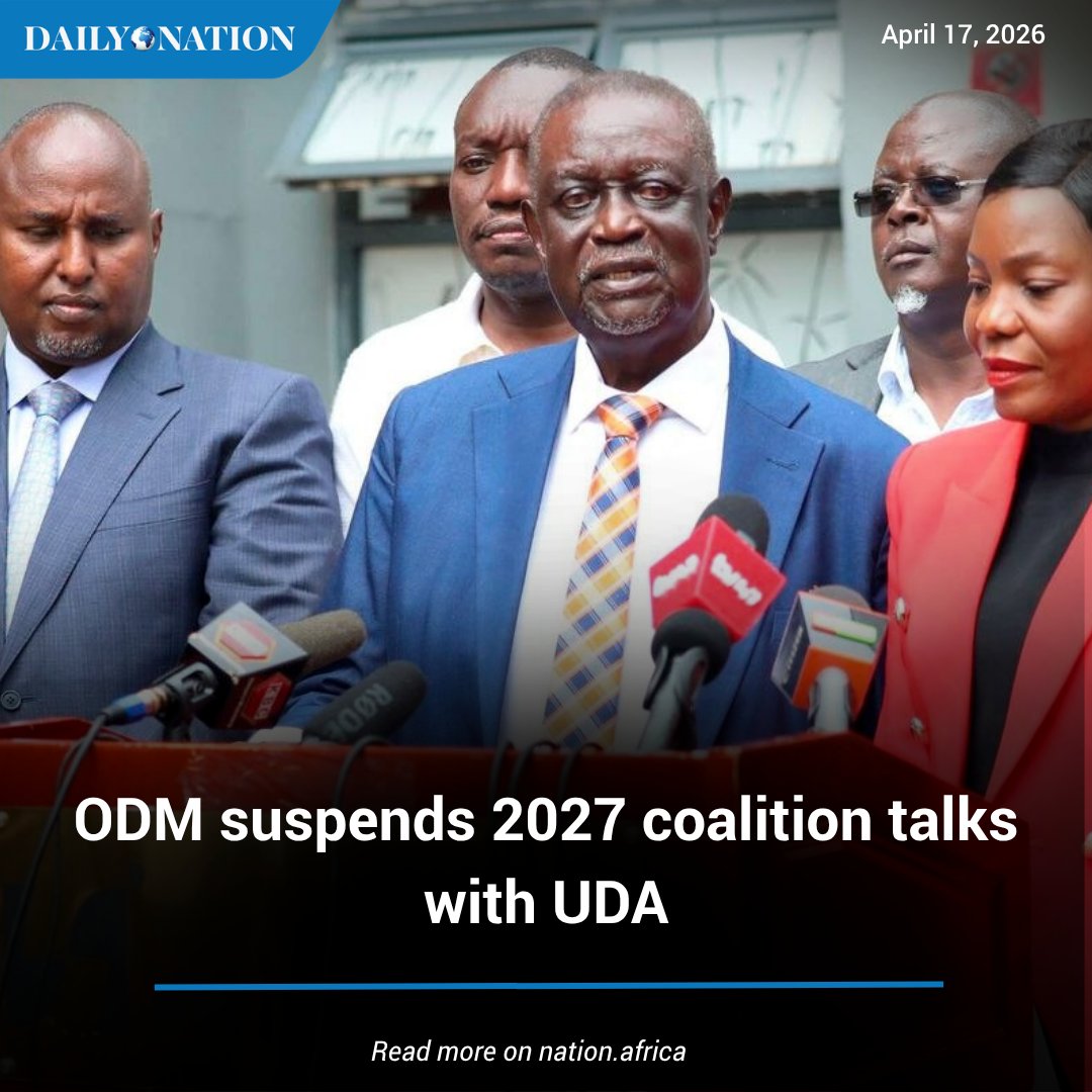 A highly charged meeting by the Orange Democratic Movement's top decision-making organ has suspended coalition talks with President William Ruto's United Democratic Alliance, the Nation can now reveal.

ODM resolved to have its members stop campaigning for Ruto's re-election bid.