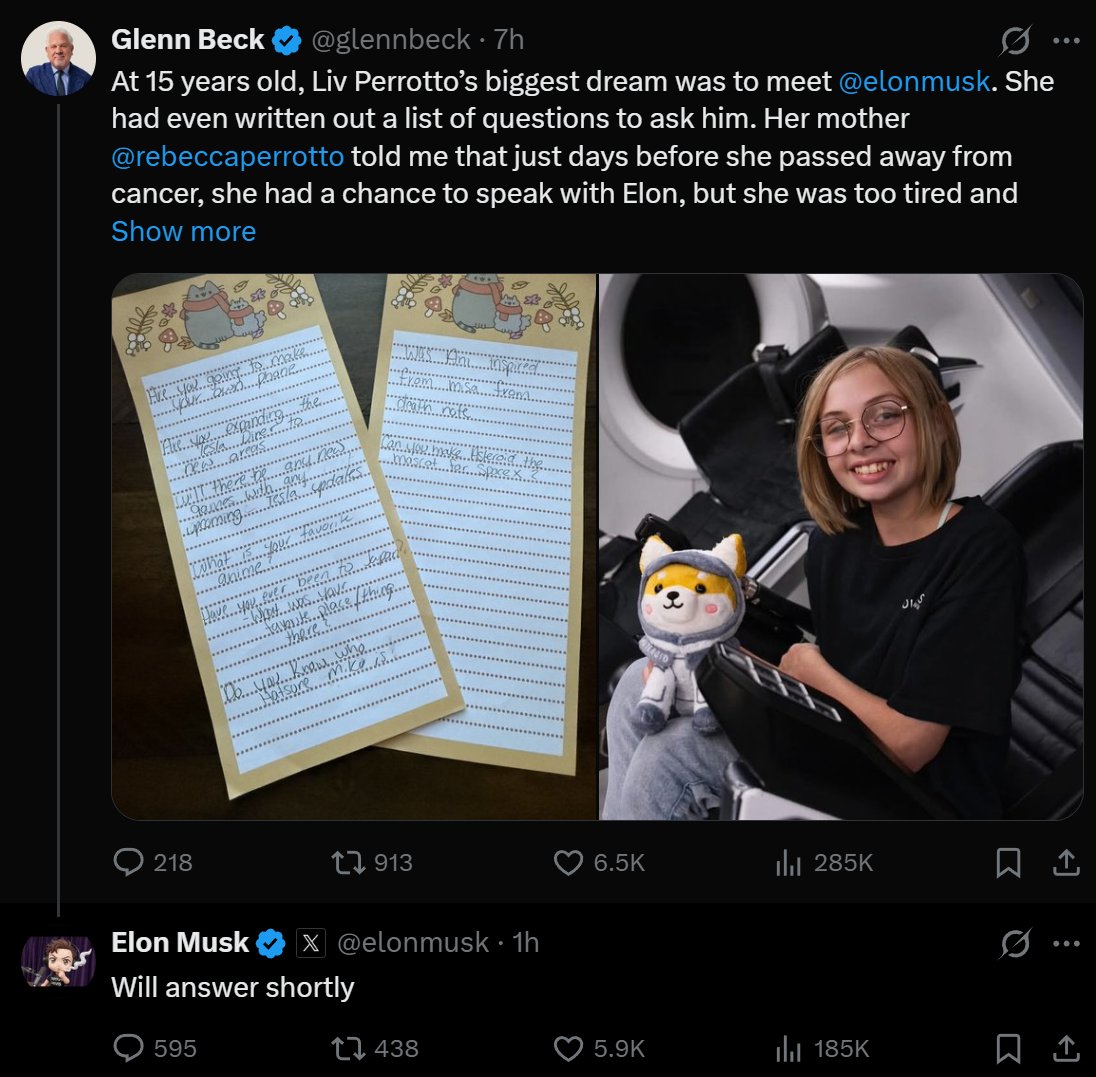 cryptoboltz's tweet photo. Called $ASTEROID early inside Boltz Alpha and this one has giga runner written all over it.

Narrative is strong, and the Elon reply to Glenn Beck only added more fuel to the fire.

Also grabbed a bag of $LIV.

This is the kind of setup that can really expand if the attention keeps flowing. Now it comes down to community and momentum.