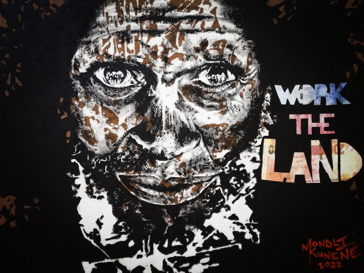 mondliart1's tweet image. 👌🏽🙌🏽💫👊🏾🙏🏽✌🏽J’espère que tu as bien voyagé, mon frère @kaygeeminer, et que tes compétences seront utiles dans le pays des Congolais. Continue à travailler sur la terre.

Title: " Latency "
Artist: @mondliart1 
Medium: mixed
Size: 45x65cm
Available
#MONDLIART  #MiningIndustry