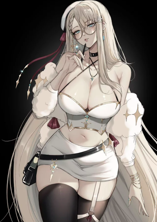 Pikomanuel's tweet image. 👓 
#Glasses #안경 #女子 #ArtWork #AIart #VTuber 
Enjoy Aia Amare (jinxiannie) [vtuber] from the VTuber universe