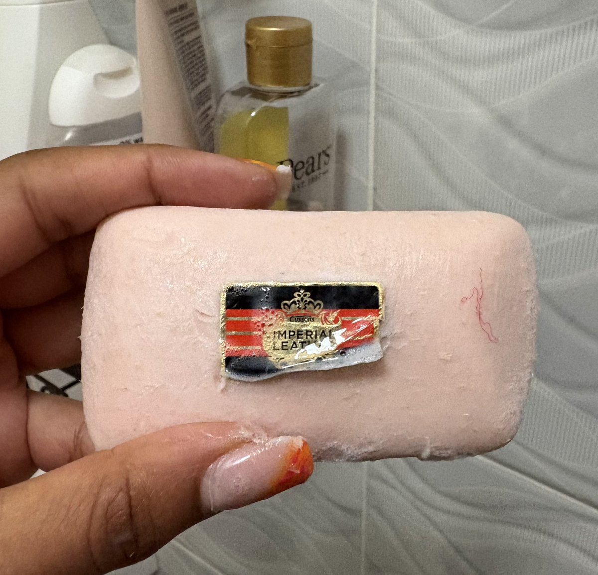 I bought a bar of Imperial Leather for nostalgia’s sake and the sticker is coming off after just a few uses. Hii kitu ulikuwa unamaliza sabuni unabaki na sticker. Is anything working in this country????