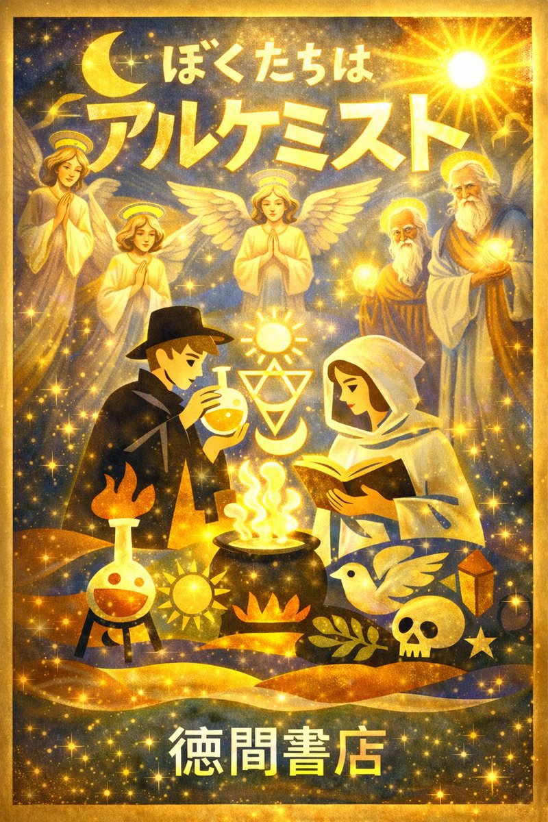 angelakiko's tweet photo. ぼくたちはアルケミストの
宣伝ポスターを描いています。 https://t.co/rU3lkfuGXI