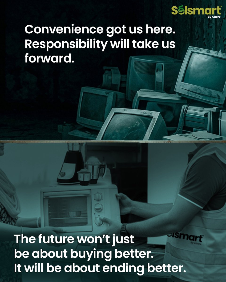 Selsmart_'s tweet photo. 𝗨𝗽𝗴𝗿𝗮𝗱𝗲 𝗰𝘂𝗹𝘁𝘂𝗿𝗲 𝗵𝗮𝘀 𝗮 𝗱𝗮𝗿𝗸 𝘀𝗶𝗱𝗲 𝗻𝗼𝗯𝗼𝗱𝘆 𝘁𝗮𝗹𝗸𝘀 𝗮𝗯𝗼𝘂𝘁.
It's not about buying less. 𝗜𝘁'𝘀 𝗮𝗯𝗼𝘂𝘁 𝘁𝗵𝗶𝗻𝗸𝗶𝗻𝗴 𝗯𝗲𝘆𝗼𝗻𝗱 𝘁𝗵𝗲 𝗽𝘂𝗿𝗰𝗵𝗮𝘀𝗲.

#Ewaste #Sustainability #CircularEconomy #ResponsibleTech #selsmartbyattero https://t.co/414dCmxLsD