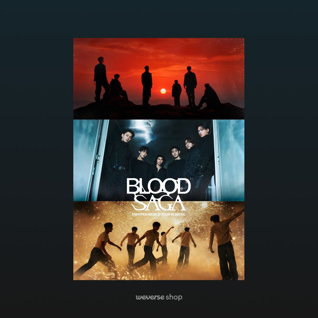 #ENHYPEN (<a href="/ENHYPEN/">ENHYPEN OFFICIAL</a>) WORLD TOUR 'BLOOD SAGA' IN SEOUL 온라인 라이브 스트리밍 이용권 판매 안내🎤

안방 1열에서 편안한 공연 감상!✨
#엔하이픈 월드 투어 'BLOOD SAGA' IN SEOUL을 #위버스샵 온라인 라이브 스트리밍 상품으로 더 생생하게 즐기세요!🙌

🗓️판매 기간 : 4월 17일(금) 2 PM ~ 5월