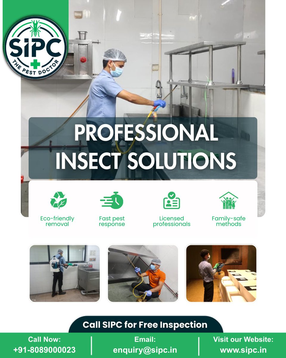 𝐒𝐚𝐲 𝐠𝐨𝐨𝐝𝐛𝐲𝐞 𝐭𝐨 𝐮𝐧𝐰𝐚𝐧𝐭𝐞𝐝 𝐩𝐞𝐬𝐭𝐬 𝐰𝐢𝐭𝐡 𝐒𝐈𝐏𝐂 𝐏𝐫𝐨𝐟𝐞𝐬𝐬𝐢𝐨𝐧𝐚𝐥 𝐈𝐧𝐬𝐞𝐜𝐭 𝐒𝐨𝐥𝐮𝐭𝐢𝐨𝐧𝐬. 𝐎𝐮𝐫 𝐭𝐫𝐚𝐢𝐧𝐞𝐝 𝐞𝐱𝐩𝐞𝐫𝐭𝐬 𝐞𝐧𝐬𝐮𝐫𝐞 𝐲𝐨𝐮𝐫 𝐬𝐩𝐚𝐜𝐞 𝐬𝐭𝐚𝐲𝐬 𝐜𝐥𝐞𝐚𝐧, 𝐬𝐚𝐟𝐞, 𝐚𝐧𝐝 𝐩𝐞𝐬𝐭-𝐟𝐫𝐞𝐞#SIPC #ThePestDoctor