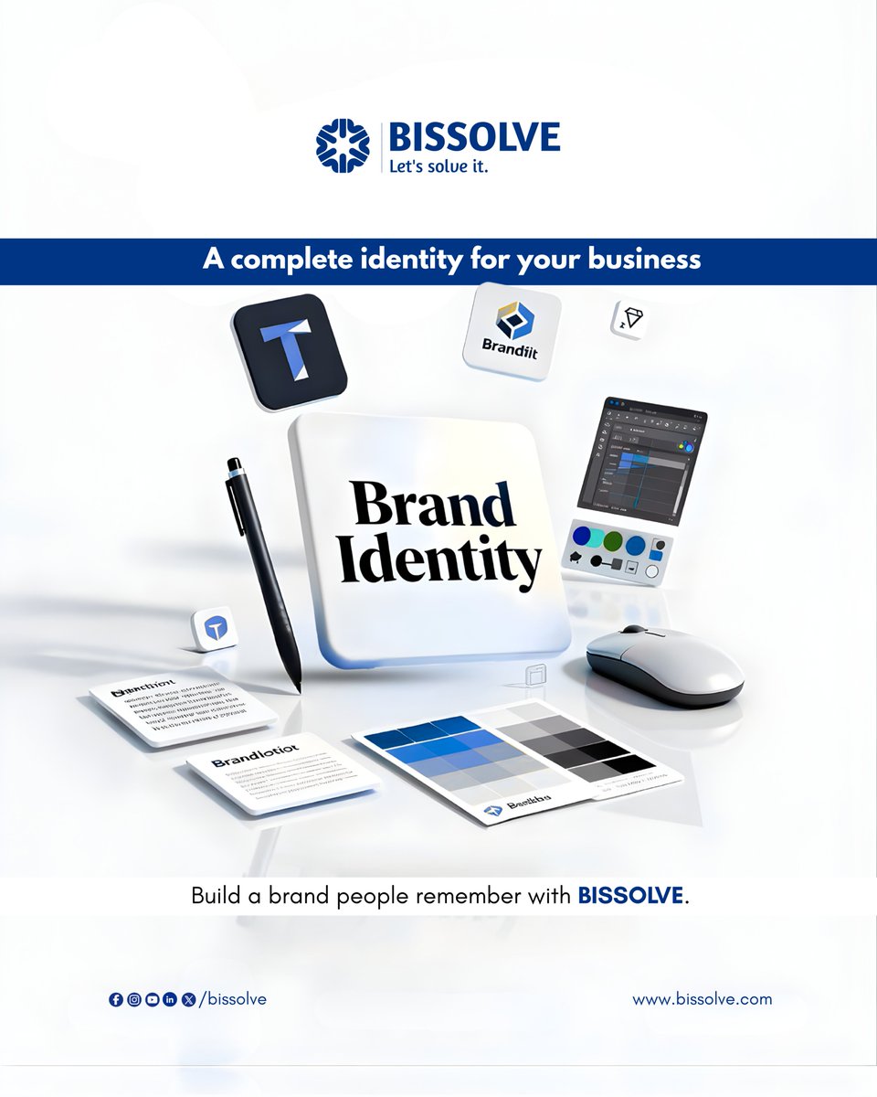 bissolve_'s tweet image. Your brand is more than a logo.

It’s how people remember you.
At Bissolve, we build identities that stand out and stay consistent.
Build a brand people remember.

bissolve.com
Let’s solve it.
#Bissolve #BrandIdentity #Branding #BusinessGrowth #StartupIndia