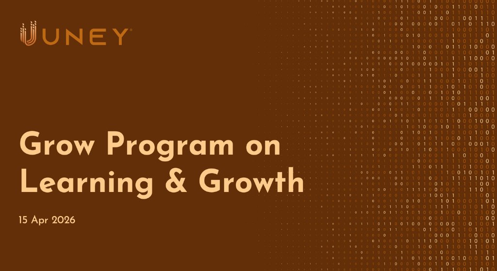 weareuney's tweet photo. 𝐑𝐞𝐚𝐝𝐲. 𝐒𝐞𝐭. 𝐆𝐑𝐎𝐖. 🌿

We are proud to officially launch the “𝐆𝐫𝐨𝐰” chapter of our 𝐆𝐨, 𝐆𝐫𝐨𝐰, 𝐆𝐥𝐨𝐰 (𝐆𝟑) initiative! — focused on what matters most: our people. It’s a 360-degree approach to development:

🧠 𝐃𝐞𝐞𝐩 𝐓𝐞𝐜𝐡: Staying ahead of the curve with industry-leading expertise.
🙌 𝐒𝐭𝐚𝐧𝐝𝐚𝐫𝐝𝐬 & 𝐏𝐫𝐨𝐜𝐞𝐬𝐬: Building a foundation of excellence and consistency.
💙 𝐒𝐨𝐟𝐭 𝐒𝐤𝐢𝐥𝐥𝐬: Cultivating the leadership and empathy that drive true collaboration.

𝐖𝐞 𝐩𝐫𝐨𝐯𝐢𝐝𝐞 𝐭𝐡𝐞 𝐭𝐨𝐨𝐥𝐬, 𝐛𝐮𝐭 𝐲𝐨𝐮 𝐨𝐰𝐧 𝐭𝐡𝐞 𝐣𝐨𝐮𝐫𝐧𝐞𝐲 - We are committed to providing the space for our team to 𝐥𝐞𝐚𝐫𝐧, 𝐮𝐧𝐥𝐞𝐚𝐫𝐧, 𝐚𝐧𝐝 𝐫𝐞𝐥𝐞𝐚𝐫𝐧.

When we 𝐆𝐫𝐨𝐰 together, we prepare ourselves to 𝐆𝐥𝐨𝐰 together.

𝐑𝐞𝐟𝐥𝐞𝐜𝐭𝐢𝐨𝐧: "Which part of the 'Grow' journey do you find most challenging: learning a new technical skill or 'unlearning' an old habit?"
#GrowthMindset #FutureOfWork #TalentDevelopment #UAEBusiness #GoGrowGlow #Uney