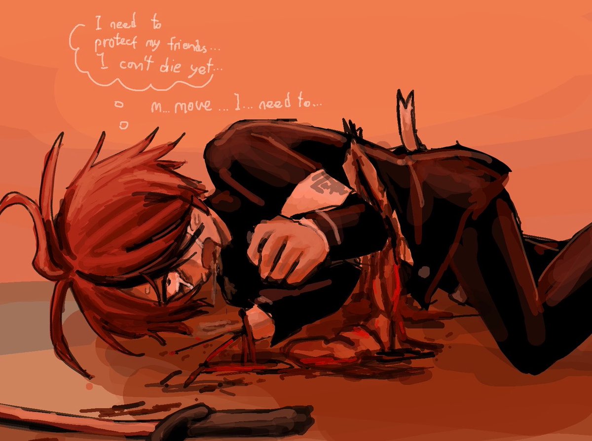 *trips and spilled boiling water all over you* tweet media