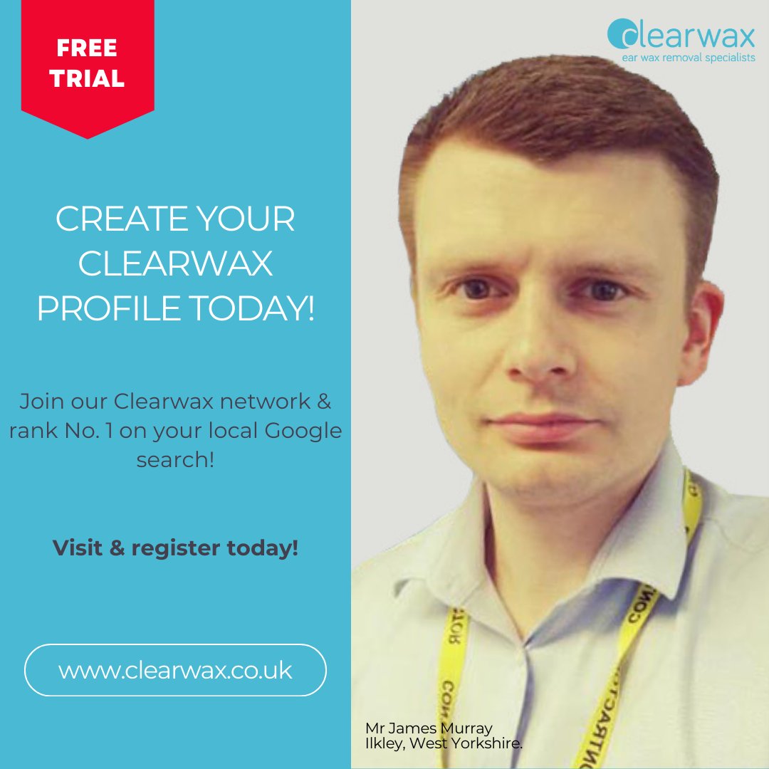 clearwax01's tweet image. **3 MONTH FREE TRIAL**

Attract more ear wax removal customers and increase your revenue then you too can join our network today! There is no obligation for you to continue after the free trial.

Click the link below to learn more!
ow.ly/gvzi50XnImw

 #earwax #audpeeps