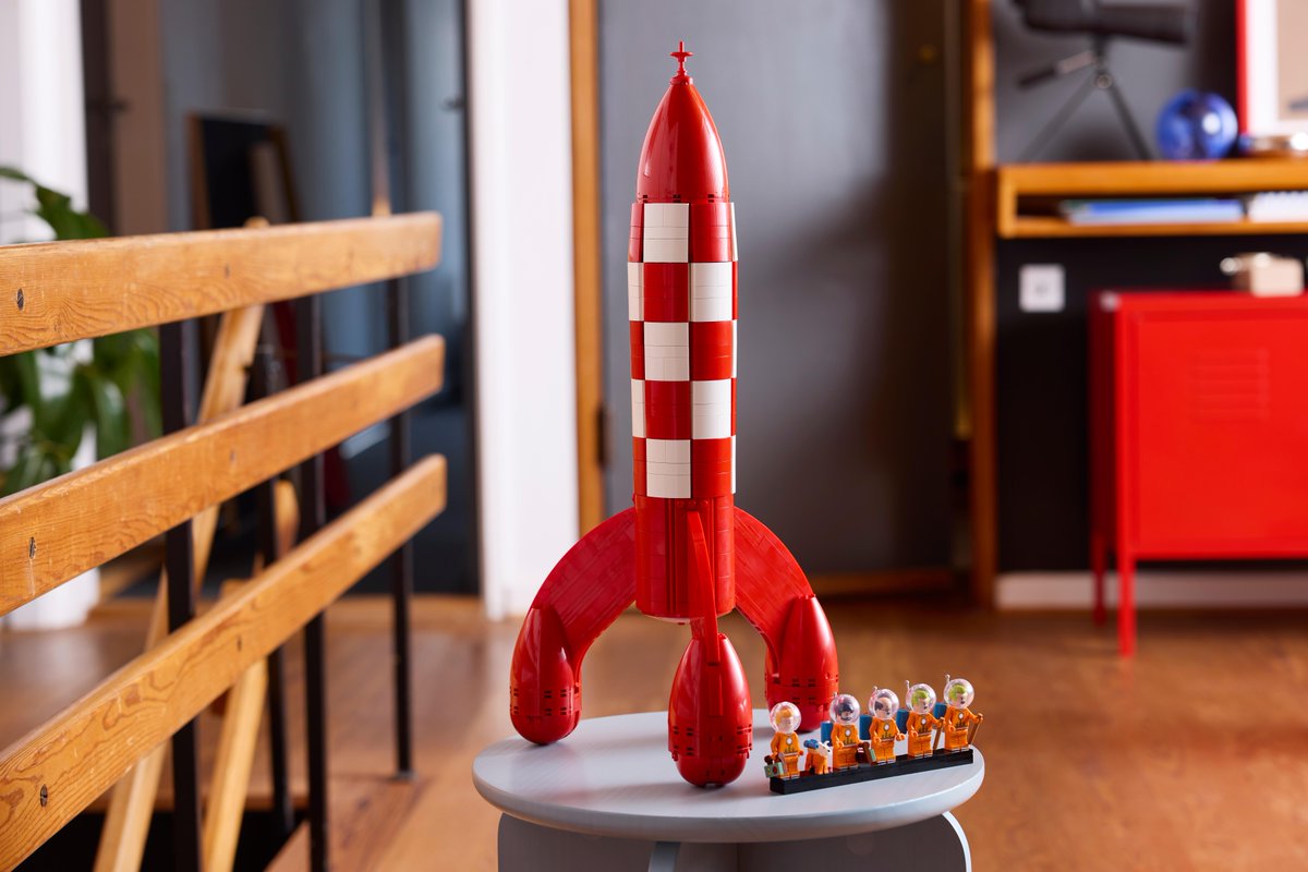 Tintin® 月ロケット」は、ファンの作品を製品にする#レゴアイデア