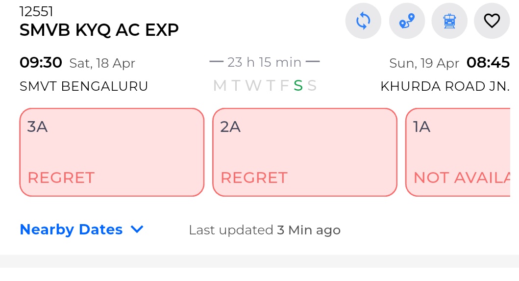 TechAnsuman's tweet photo. RailOne to IRCTC Website during Tatkal everytime same issue &amp; after 2-3 min it's showing all tickets in REGRET.

A #Scam going on nothing else. Common passengers only suffers, Railway staff's &amp; Officials easily getting EQs they never understood this.

@RailMinIndia @RailwaySeva https://t.co/0xtA0B3uEJ