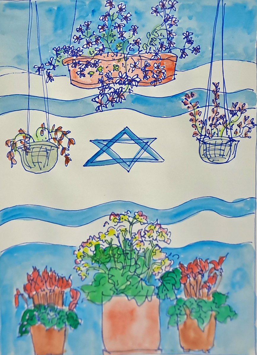 פרחים  לשבת. שבת  שלום 
Flowers  for  Shabbat. Shabbat  shalom