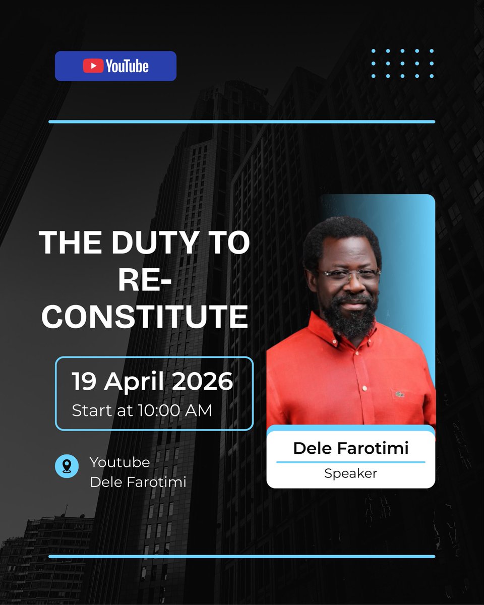 Dele Farotimi. A victim of Nigeria tweet media