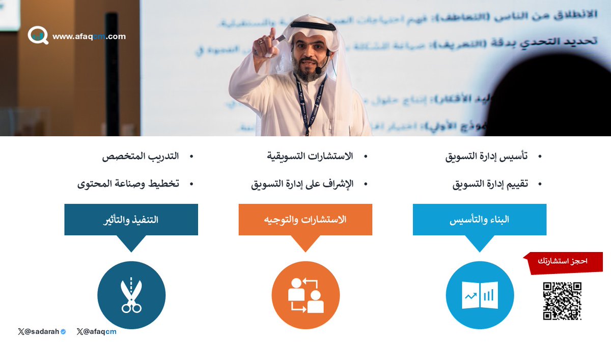 #التسويق ليس إعلانًا..
 
بل منظومة متكاملة..
 
لهذا أعمل على ثلاثة محاور:
 
* البناء والتأسيس..
 
* الاستشارات والتوجيه..
 
* التنفيذ والتأثير..
 
 من الفكرة.... إلى الأثر..

#تسويق #سوق #استشارات