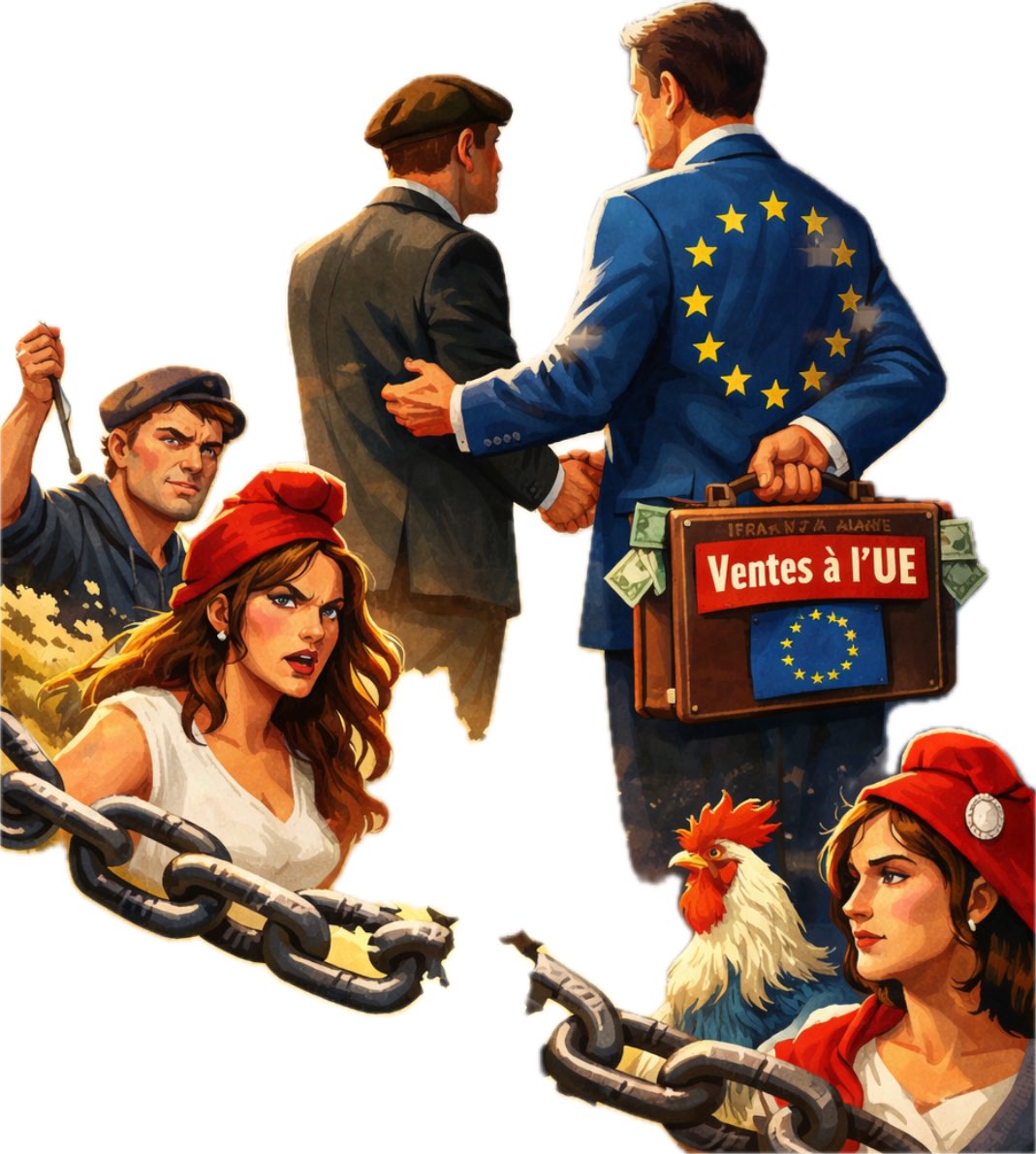 titom6895's tweet image. Nos politiques bradent notre pays à l’Union Européenne!!!
Reprenons notre souveraineté nationale!🇫🇷
#FranceLibre #Frexit #patriote
