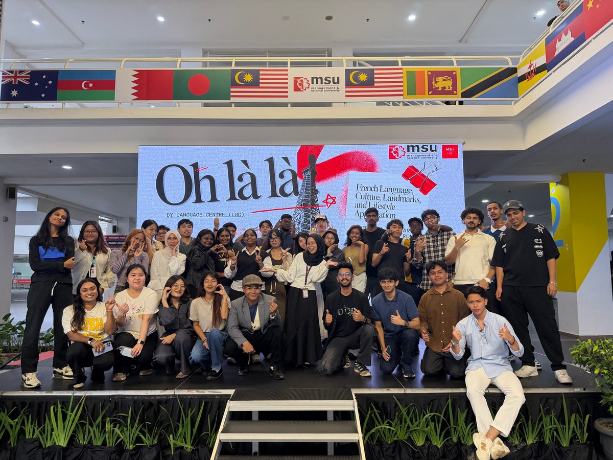 LGC_MSU's tweet image. A meaningful day highlighting French cuisine, French fashion and language through engaging culture booths and a delightful movie screening. Merci to everyone who made it special!

#LGCMSU #MSU #FRENCHLANGUAGE