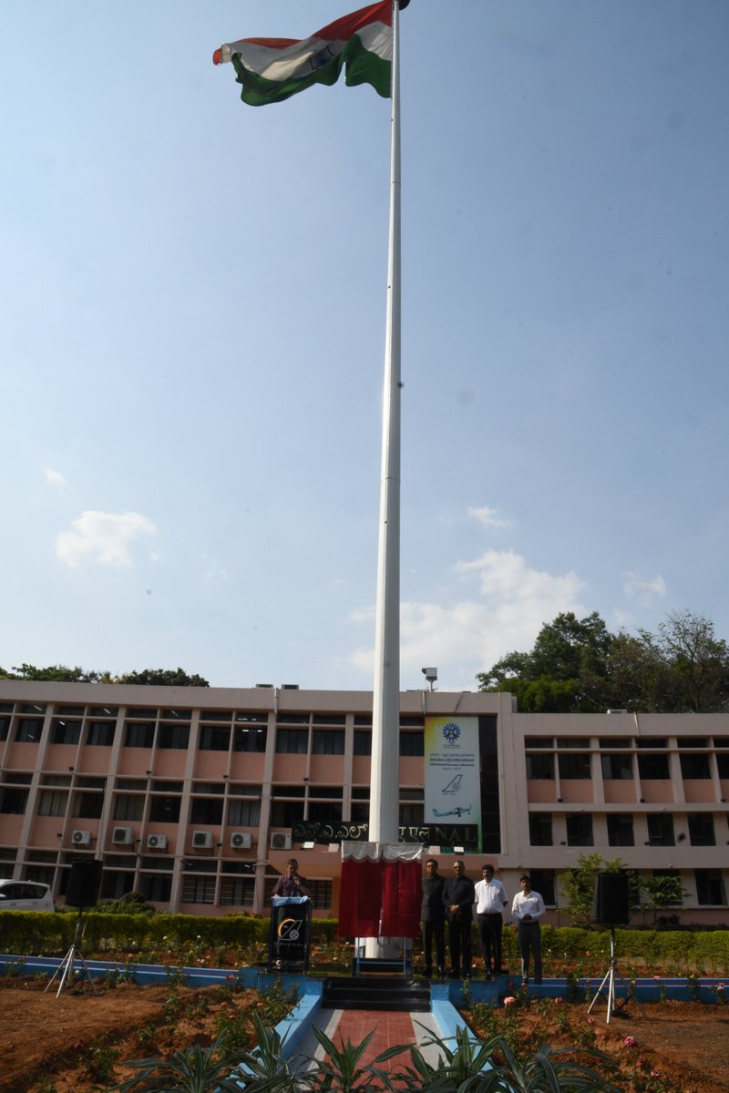 High Mast National Flag dedicated to the Nation at CSIR-NAL by Hon'ble ...