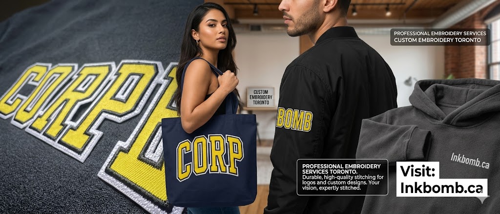 JohanssonK66515's tweet image. Need premium embroidery services in Toronto? Custom logos &amp;amp; designs on all garment types with durable, high-quality stitching. Perfect for businesses, teams &amp;amp; events. Discover expert embroidery today: inkbomb.ca/embroidery-ser… #Toronto #Embroidery #CustomApparel #Branding