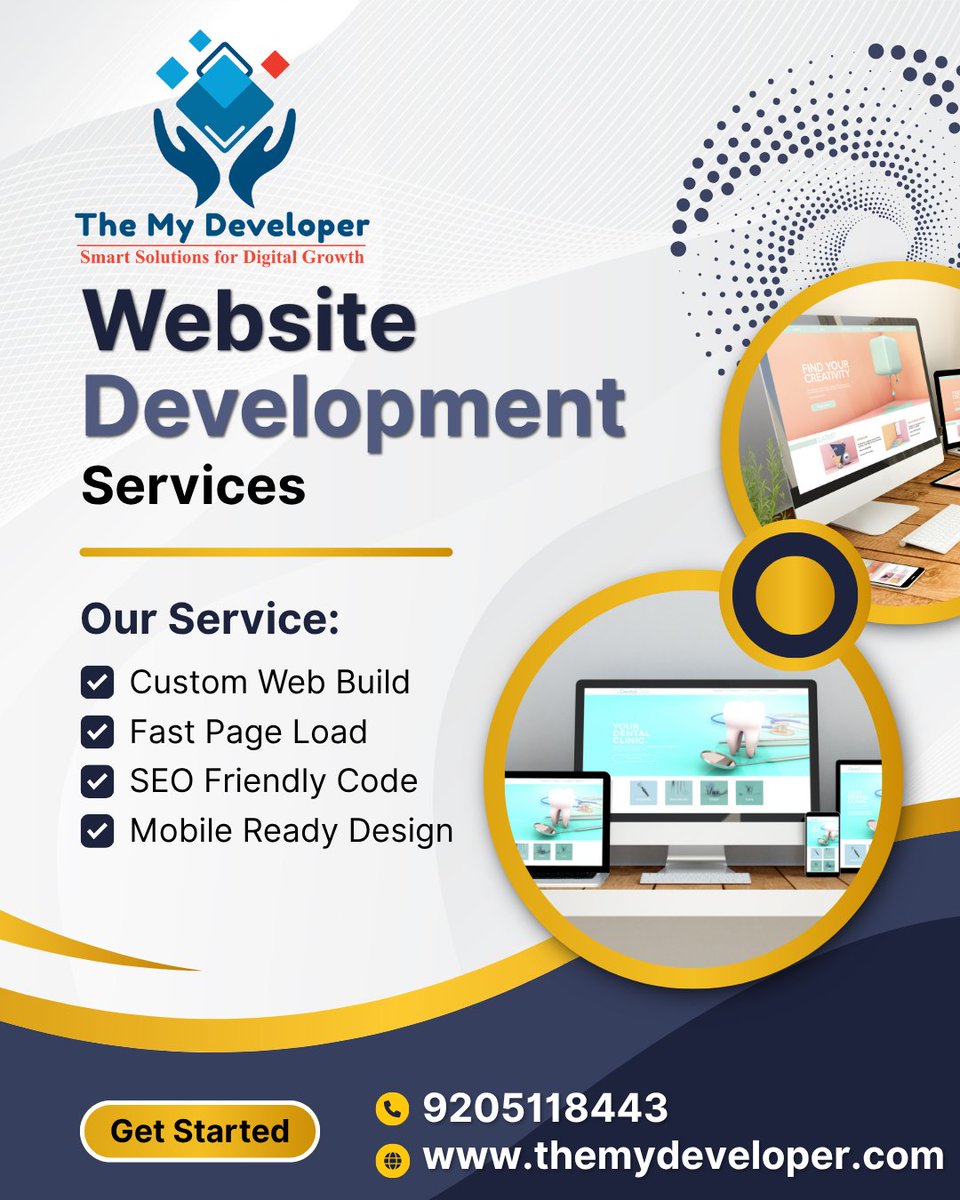 Themydevelper's tweet photo. Looking for a reliable Website Development Company in Delhi – The My Developer? 🌐
Get responsive, SEO-friendly &amp; high-performance websites for your business. 🚀
💻 Web Design | Development | E-commerce

#WebsiteDevelopment #Delhi #WebDesign #DigitalMarketing #TheMyDeveloper https://t.co/EWC1HBpseA