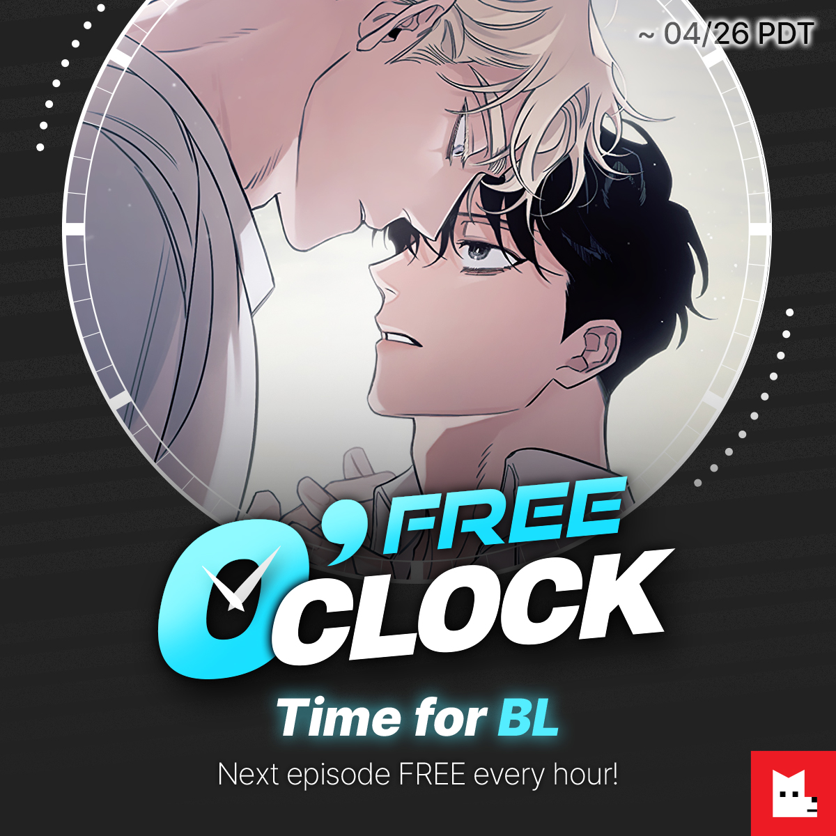 LezhinComics_US's tweet photo. 𝗙𝗿𝗲𝗲 𝗢’𝗖𝗹𝗼𝗰𝗸 —  Time for Read! ⏰
Read the next episode free with 𝟭- 𝙃𝙤𝙪𝙧 𝙒𝙐𝙁!

⏰~𝟰/𝟮𝟲 𝗣𝗗𝗧
🖤𝗥𝗲𝗮𝗱 𝗡𝗼𝘄! 👉https://t.co/vdbkCYLKvZ

#FreeOClock #LezhinUS #LezhinComics https://t.co/f1PvOz4NEU