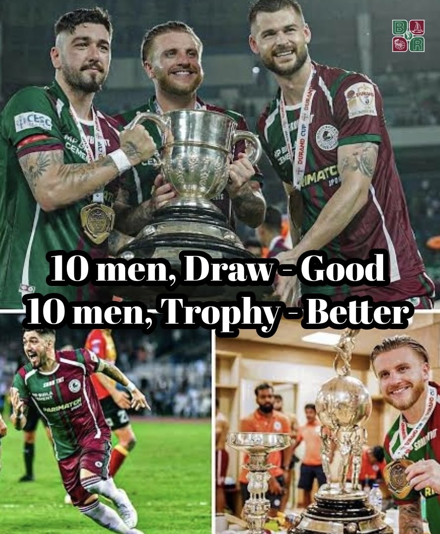 Surviving with 10 men <<<< Winning with 10 men 🙂
Good that they experienced it firsthand against us and took some inspiration. Still not quite there, but definitely improving. 🫡