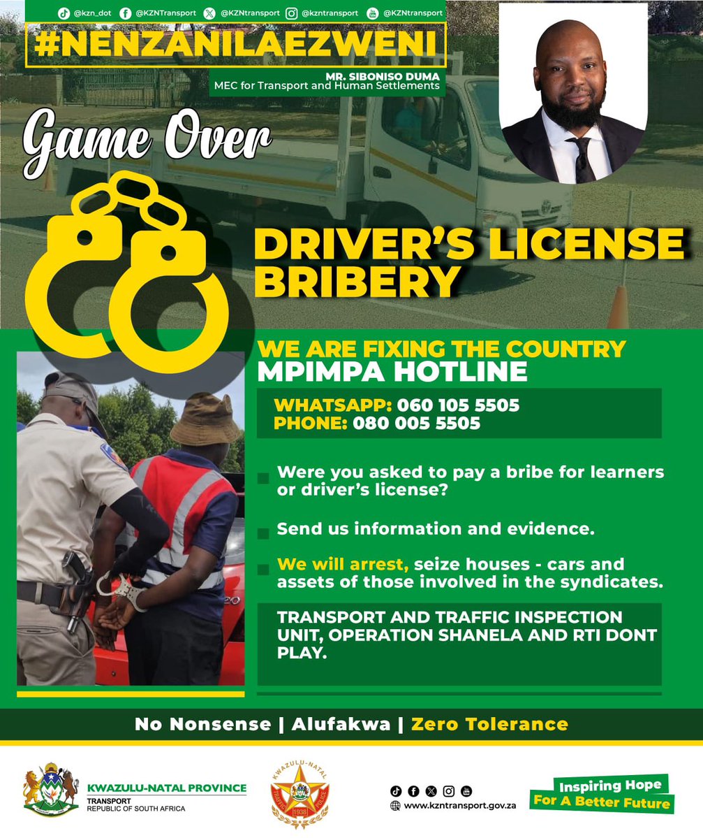 KZN Transport tweet media