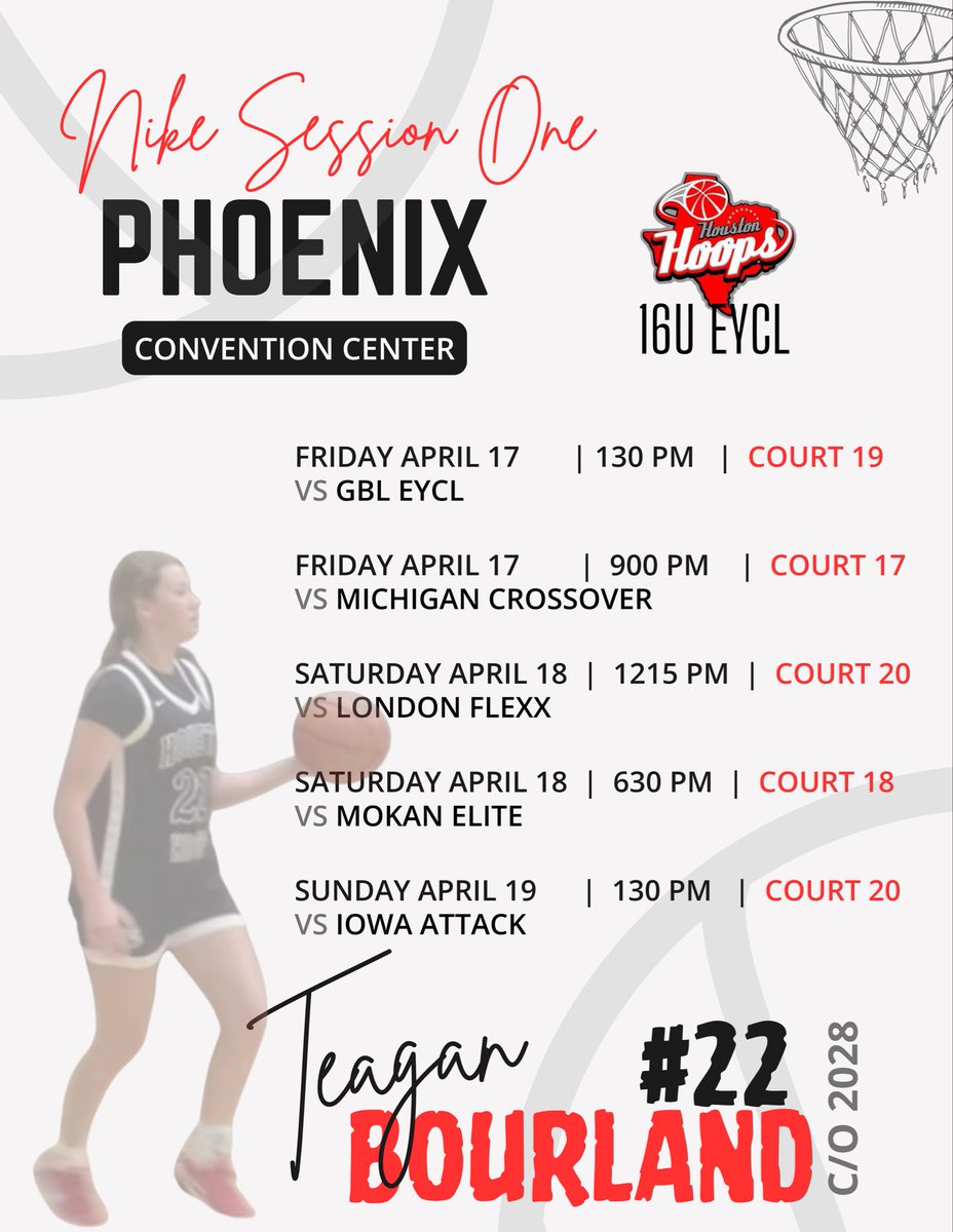 TeaganBourland's tweet photo. Ready to compete in Phoenix @niketoc @HHoopsCTXGBB @HoustonHoops17U @LadyRangerBball https://t.co/nozuvXCjxv