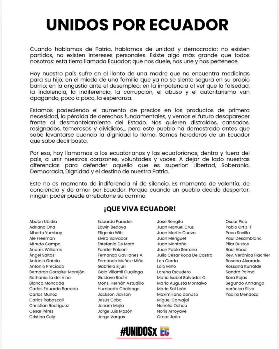 VanguardiaLatam's tweet image. #PRONTO 🔎🇪🇨 ¿es en serio esto? ¿A Quien representan? 🙂‍↔️se mueven" las,Huestes,del Terrosocialismo siglo XXI.🔵
Muy bien financiadas-💰

#Correistas Y Aliados firman un documento para buscar la destitución del presidente @DanielNoboaOk , bajo el nombre de Unidos por Ecuador.