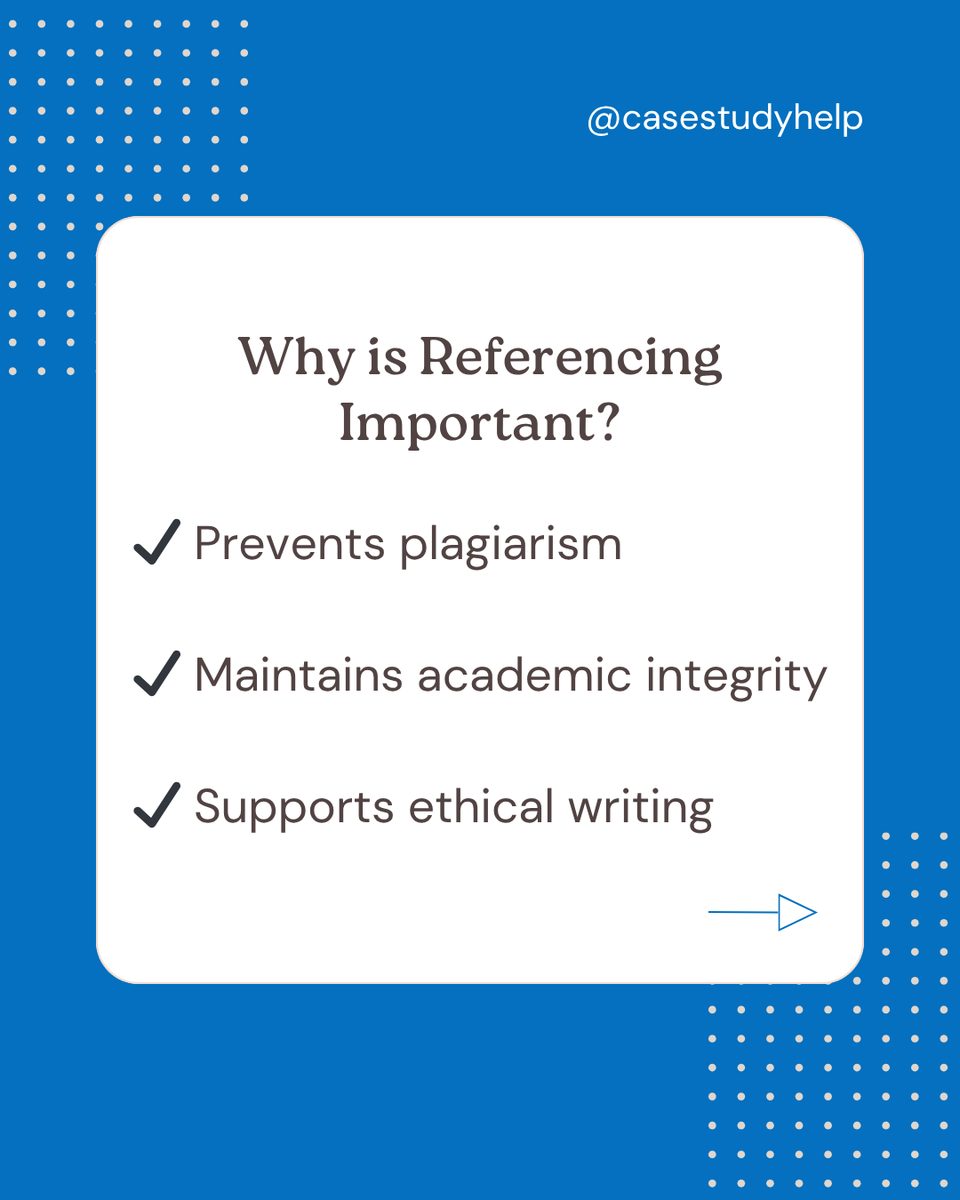 casestudyhelp's tweet image. Think referencing is just a formality?

Proper referencing is the backbone of academic success in UAE universities.

tinyurl.com/5c93473n

#referencing #academicwriting #uaestudents #universitylife #studytips #avoidplagiarism #assignmenthelp #casestudyhelp