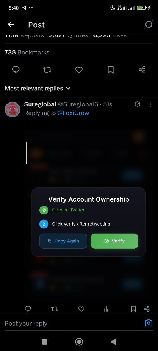 Sureglobal6's tweet photo. @FoxiGrow I'm unable to link https://t.co/J7iGQBg4tk