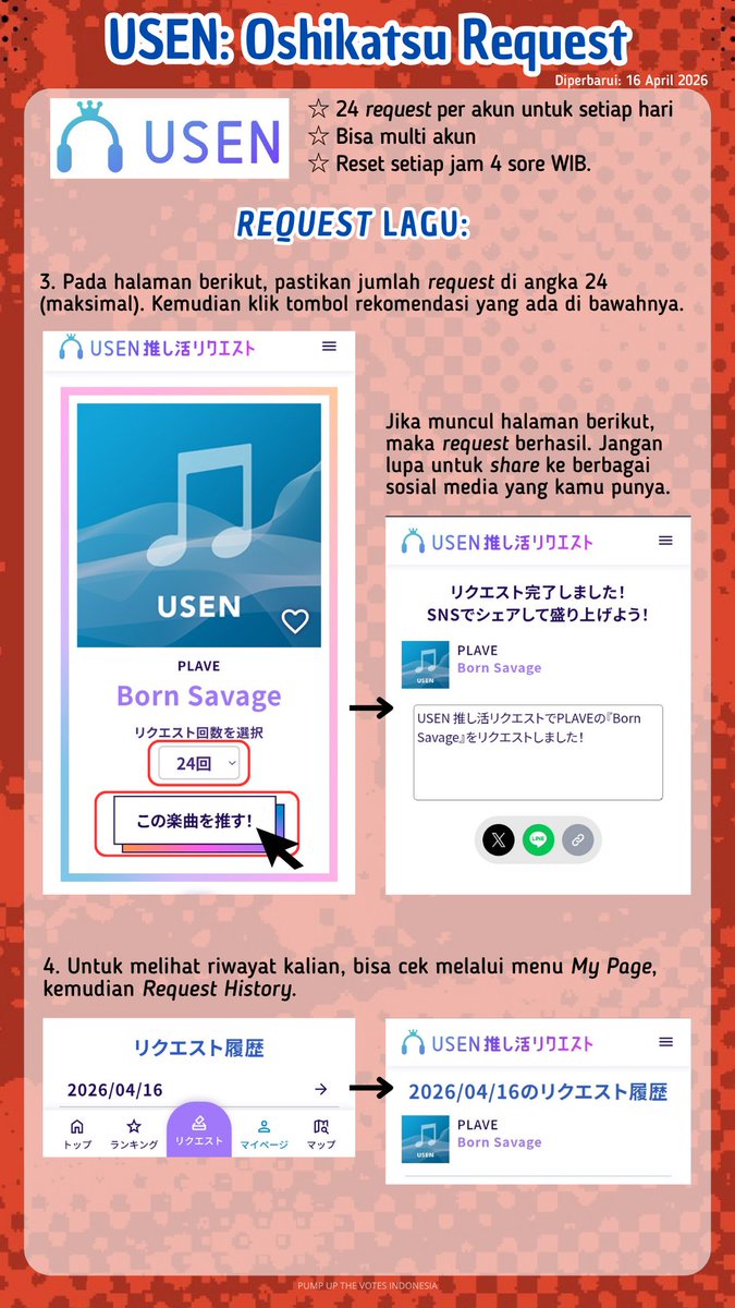 Pump Up The Votes Indonesia tweet media