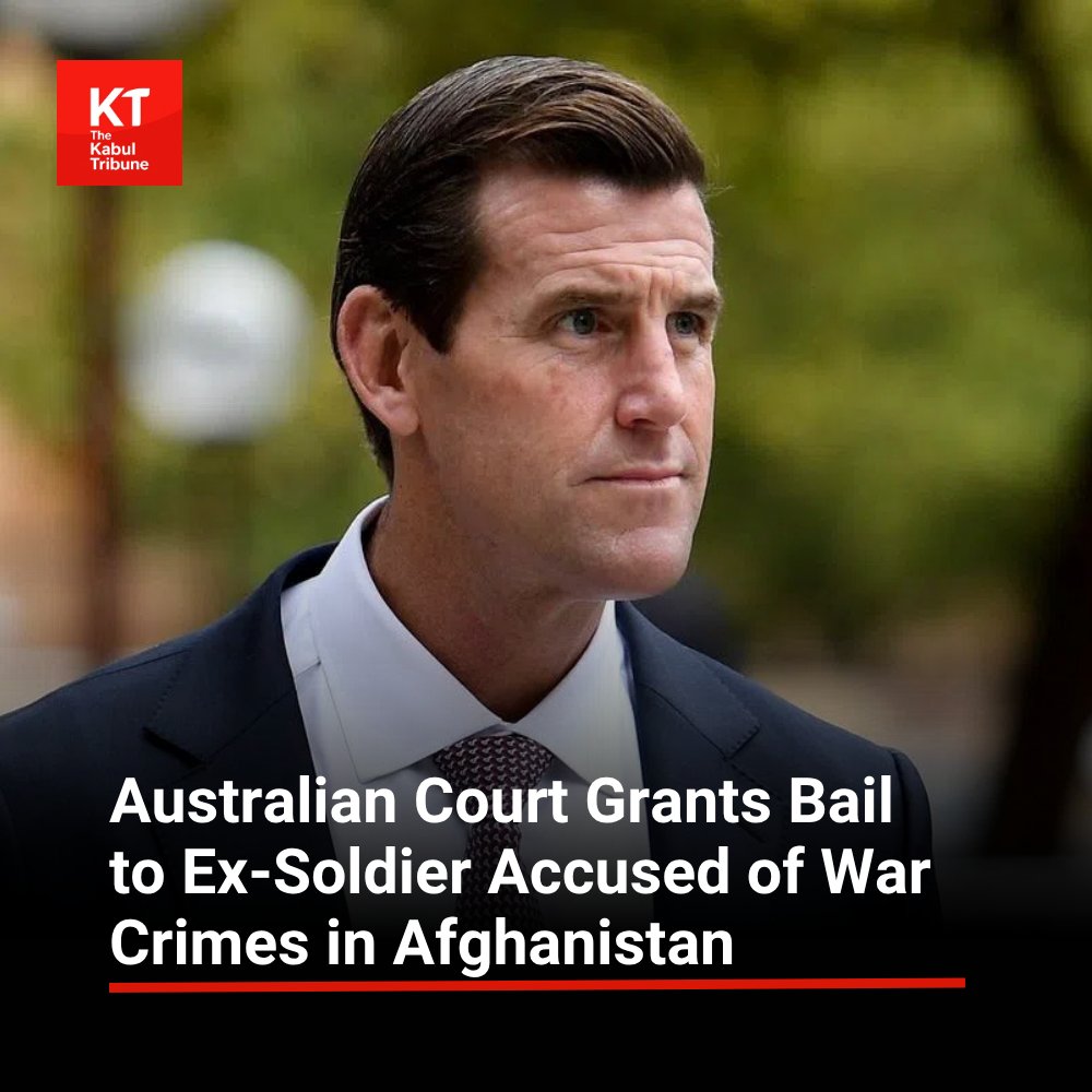 TheKabultribun's tweet image. The Straits Times reported that an #Australian court has granted bail to former soldier Ben #Roberts-Smith, who is accused of committing war crimes in #Afghanistan.
thekabultribune.com/en/0007896